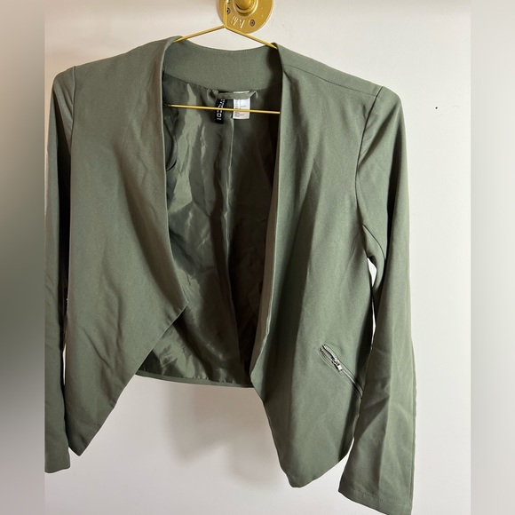 Dark Green Blazer - Picture 2 of 5